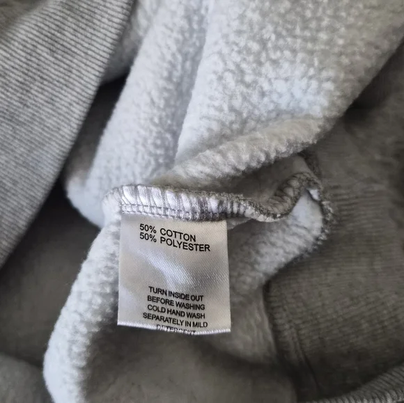 White Fox Offstage Hoodie Alloy Grey Hoodie Sweater Size L/XL - Picture 7 of 8